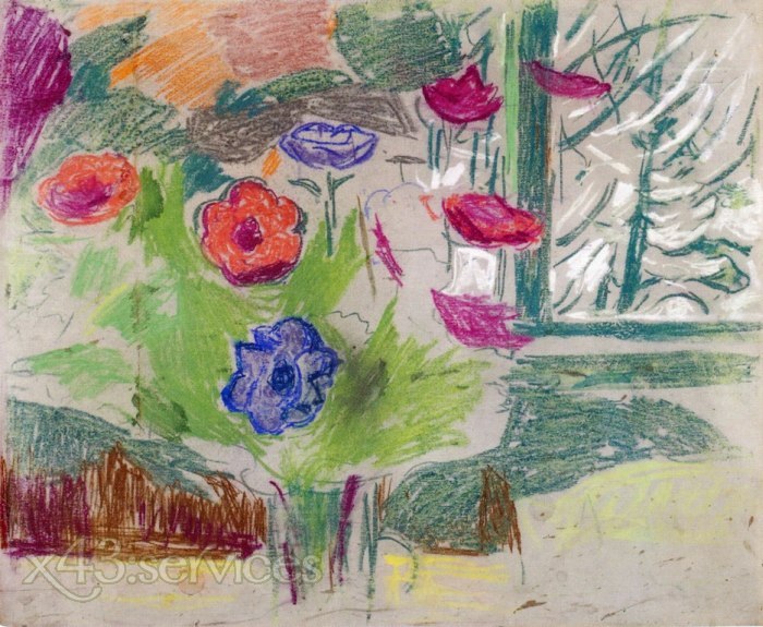 Edvard Munch - Anemonen - Anemones